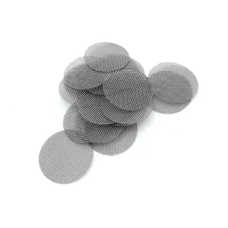 20 50 75 100 150 250 500 Micron Filter Mesh Screen Stainless Steel Wire Mesh Filter Disc for Filtration