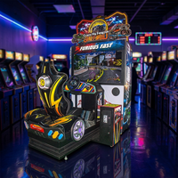 Machine de jeu d'arcade de course palpitante Tianxing avec matériaux en verre et PVC, à monnayeur, pour divertissement adulte