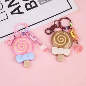 Hot Selling Creative Cute Kawaii <b>Key</b> <b>Chain</b> Keyring Accessories Car Bag Pendant Fashion Resin Lollipop Keychain - Product Image 5