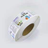 Fabricant d'étiquettes pour flacons de compléments alimentaires et de collyres en vinyle imperméable, MOQ500