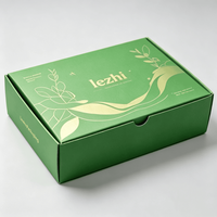 Boîte d'expédition en papier écologique fabriquée en Chine, emballage personnalisé, boîte pliante en carton ondulé E Flute recyclable avec logo