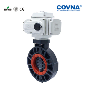 Válvula de Mariposa de PVC COVNA DN100 de 4 Pulgadas PN10 con Asiento de EPDM y Accionamiento Motorizado - Product Image 5