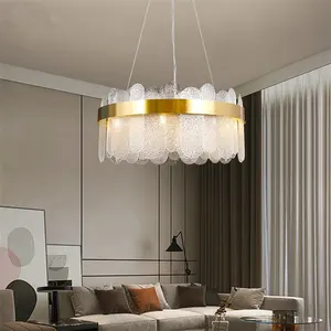 Fashion simplicity Dining room Hotel Crystal Chandelier Parts Blue Zhongshan Supplier Modern Ceiling Pendant Lights