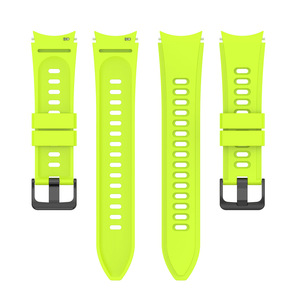 Pulsera deportiva de 20mm sin huecos, correa de repuesto para <span class=keywords><strong>Samsung</strong></span> <span class=keywords><strong>Galaxy</strong></span> <span class=keywords><strong>Watch5</strong></span> Pro <span class=keywords><strong>Watch5</strong></span> Watch4, correa de reloj de silicona clásica - Product Image 6