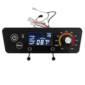 OEM Wifi kỹ thuật số thịt Nhiệt kế BBQ hút thuốc <span class=keywords><strong>PID</strong></span> điều khiển với đầy màu sắc LCD - Grill kiểm soát nhiệt độ - Product Image 1