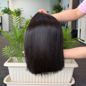 5x5 HD Lace Closure Bob Wig Human Hair 8 Inch <b>Silky</b> Straight Short Bob Wig Glueless Pre Plucked Hairline Natural Black Human Hai - Product Image 2