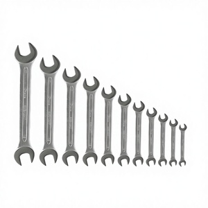 Juego de Llaves de Boca Doble de 8 Piezas TTAKE 6052, Acero CRV con Acabado Cromado para Reparaciones Industriales, Trabajos de Tuberías, Personalizable OEM - Product Image 1