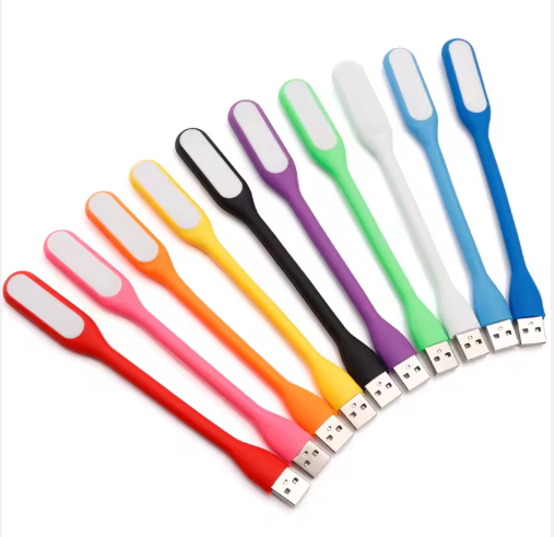 Colorful Portable USB LED Light Factory Supply Lamp Reading Night Light for Power Bank Computer PC Laptop Notebook