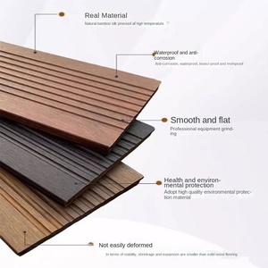 Pavimentazione Moderna in Bambù <span class=keywords><strong>per</strong></span> <span class=keywords><strong>Esterni</strong></span>, Anticorrosiva, <span class=keywords><strong>per</strong></span> Terrazze, Giardini, Cortili e Balconi, Impermeabile e Resistente all'Umidità, Spazzolata - Product Image 5