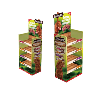 Tùy chỉnh siêu thị bán lẻ thức ăn vật nuôi hiển thị Kệ các tông/PVC/sàn kim loại Rack hiển thị Thức ăn cho chó hiển thị đứng - Product Image 3