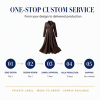 Robe chemise vintage pour femme, manches longues, mi-longue, coupe ample, col boutonné, taille décontractée, OEM ODM, marque privée, vente en gros