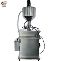 Machine de remplissage semi-automatique de mélange de confiture de chocolat de cire de déodorant de ketchup équipement cosmétique de crème liquide