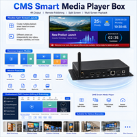 Sistema CMS Basado en la Nube para Medios, Control Remoto, Medios 2K 4K, Publicidad en Android