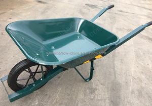 CARRETILLA MODELO FRANCIA W RUEDA INFLADA ANGULO MANGO HIERRO BROUETTE HAEMMERLIN BATI PLUS 100 L PEINTE ROUE INCREVABLE - Product Image 6