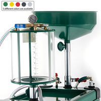 Changeur d'huile usée égouttoir extracteur pneumatique portable chariot de collecte d'huile avec 61 outils