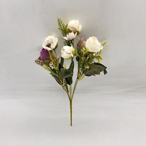 Fabricante al por mayor de plástico artificial de alta calidad <span class=keywords><strong>rosas</strong></span> de terciopelo individuales rojo blanco azul <span class=keywords><strong>rosas</strong></span> de tacto real flores decorativas - Product Image 5