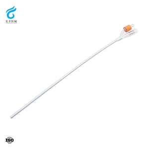 Cathéter de <span class=keywords><strong>Foley</strong></span> en silicone stérile jetable à 2 voies et 3 voies avec ballonnet, tailles Fr6 Fr8 Fr10 Fr12 Fr14 Fr16 Fr18 Fr20 Fr22 Fr24 - Product Image 3