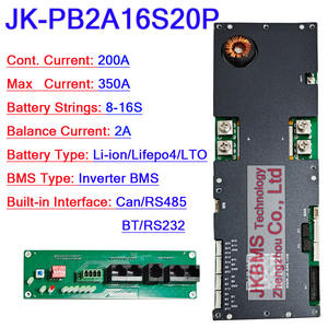 Jk-逆变器JK-PB2A16S20P JK-PB1A16S 16S10P PB2A16S20P JK-PB2A16S15P逆变器欧盟库存20s Jk 2a16s BMS，带电缆24v 12v 1 Pb - Product Image 6