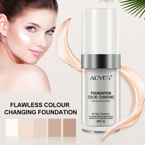 Fondotinta Liquido Aliver che Cambia Colore, Si Adatta alla Tonalità della Pelle con Solo un Po' di Sfumatura - Product Image 2