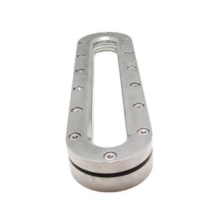 Удлиненный эллиптический круглый прицел для стекла из нержавеющей стали SS304 SS316L индикатор уровня закаленного натриево-известкового стекла OEM/ODM - Product Image 1