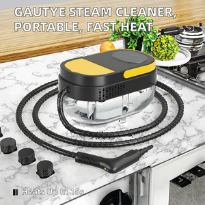 Gautye 3-Level Adjustable Handle <b>Steam</b> <b>Cleaner</b> 15s Heat-Up 1.6L Tank Portable Handheld 3 Bar <b>Steam</b> Pressure 16 Accessories - Product Image 2