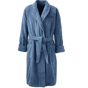 Albornoz Azul Cielo para Hombre, Suave y Cálido para Invierno, Cómodo, de Manga Larga, Ropa de Dormir para el Hogar, Albornoz Acogedor para Uso Diario - Product Image 1