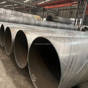 Tuyau en acier au carbone soudé en spirale SSAW de grand diamètre API 5L X42 X52 X60 X70 Q235B Q355B pour la transmission d'hydrocarbures, de gaz et d'eau, et les applications de pieutage - Product Image 1