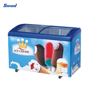 Congelador Comercial con Puerta de Vidrio Curvo de 286l, Modelo Dsh-286c - Product Image 2