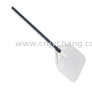 Accessoires de <span class=keywords><strong>four</strong></span> <span class=keywords><strong>à</strong></span> <span class=keywords><strong>Pizza</strong></span> en <span class=keywords><strong>bois</strong></span>, vente directe d'usine, ensemble de cuisson de <span class=keywords><strong>Pizza</strong></span> perforé rond en acier inoxydable de 9 pouces - Product Image 4