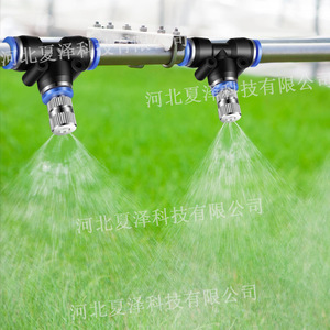 ข้อต่อท่อน้ำเครื่องพ่นแรงดันต่ำ 6 มม. หัวฉีดสามทางแบบก้านยาว พ่นละอองละเอียด สำหรับใช้ในสวน - Product Image 4