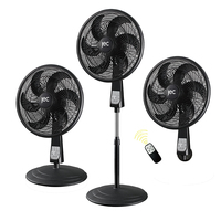 Ventilateur sur pied 3 en 1 de 18 pouces, moteur puissant et robuste, ventilateur sur pied avec télécommande
