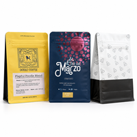 Bolsas de Café Laminadas con Sellado Térmico e Impresión Personalizada, con Válvula y Cierre, Bolsa de Plástico para Granos de Café, Sellado de Ocho Lados