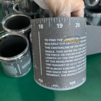 Longtai Economy Paper Tube Gauge, Reinforced Pipe Diameter Measuring Tool, Household Repair Specialized Gauge