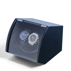 Direct Supplier Luxury Gyro Orbit Watch Box 2 Slots Automatic Watch Winder Box Case