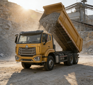 Camión Volquete Sinotruck Howo 6x4 de 10 Ruedas, 371HP, Usado, Resistente, para Aplicaciones de Construcción y Minería - Product Image 5