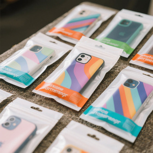 Nhiều Lớp Không Thấm Nước Điện Thoại Di Động Trường Hợp Dây Kéo Khóa Nắp Kéo Túi Trong Suốt Rõ Ràng Bao Bì <span class=keywords><strong>PVC</strong></span> Túi Nhựa - Product Image 3