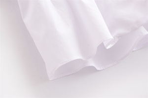 Kurzarm V-Ausschnitt Korsett-Hemden für Damen Elegante Büro-Arbeitshemden Blusen Tops Karriere-Kleidung Slim Fit - Product Image 3