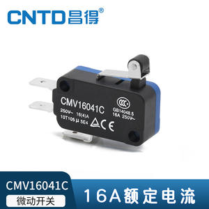 Micro-interrupteur miniature CNTD Changde Electric CMV16041C à réinitialisation automatique 16A type poulie avec borne 250 - Product Image 6