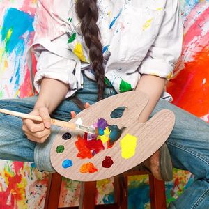 <span class=keywords><strong>Palette</strong></span> de <span class=keywords><strong>peinture</strong></span> <span class=keywords><strong>en</strong></span> <span class=keywords><strong>bois</strong></span>, plateaux de <span class=keywords><strong>peinture</strong></span> pour acrylique, <span class=keywords><strong>palette</strong></span> d'art pour la <span class=keywords><strong>peinture</strong></span>, plateaux avec support pour le pouce pour artistes - Product Image 6