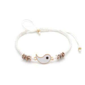 Go Party fatto a mano migliore amico braccialetto Yin Yang alla moda Charm braccialetti <span class=keywords><strong>per</strong></span> coppie Taichi Gossip regalo <span class=keywords><strong>per</strong></span> Hot Pair - Product Image 4