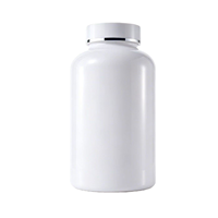 750 ml Beyaz PET Plastik Şişeler, Vidalı Kapaklı 25 oz Vitamin Şişesi, Sağlık Ürünleri, Vitamin Kalsiyum Tabletleri ve Hapları için