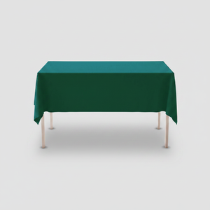 Dark Green 54" X 108" PE <b>Table</b> <b>Cover</b> Party Tableware & Decorations 48PCS/CS Model 378148 - Product Image 2