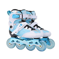 Patins à roulettes professionnels en fibre de carbone avec roues en PU et coque en cuir pour adultes et enfants, freestyle