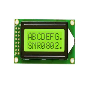 5V lcd0802 ЖК-модуль 8x2 символьный решетчатый светодиодный дисплей ST7066U желтый зеленый синий