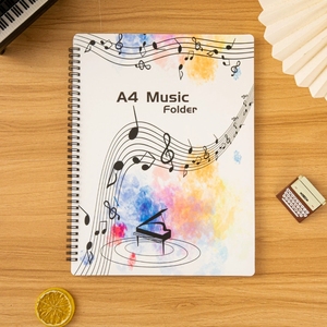 Wholesale Custom Printed <b>A4</b> Music Sheet <b>Folder</b> Waterproof Cover For Music School Piano Students - Product Image 4