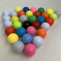 Balles de golf professionnelles OEM durables en gros, 3 couches, imprimées, haute luminosité, personnalisées, mini-balles de golf d'entraînement avec logo