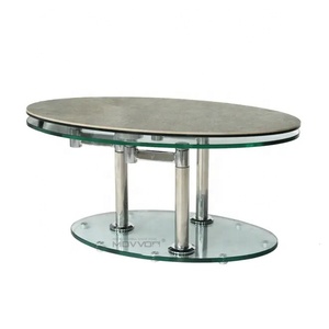 <span class=keywords><strong>Tavolino</strong></span> da caffè in legno temperato in estensione nero affumicato rettangolo italia Z sgabelli da caffè turco - Product Image 4
