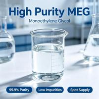 Monoéthylène glycol (EG/MEG) de qualité industrielle, solvant liquide pour antigel/plastiques/revêtements