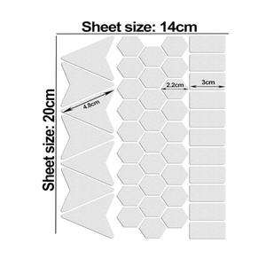 Autocollants adhésifs réfléchissants noirs personnalisés pour vélo, <span class=keywords><strong>moto</strong></span>, <span class=keywords><strong>casque</strong></span> - Product Image 5