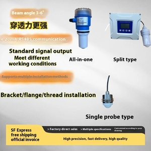 Máy đo mức Radar 80g tần số cao độ chính xác cao hóa chất sông nước cảm biến máy phát đo mức - Product Image 3
